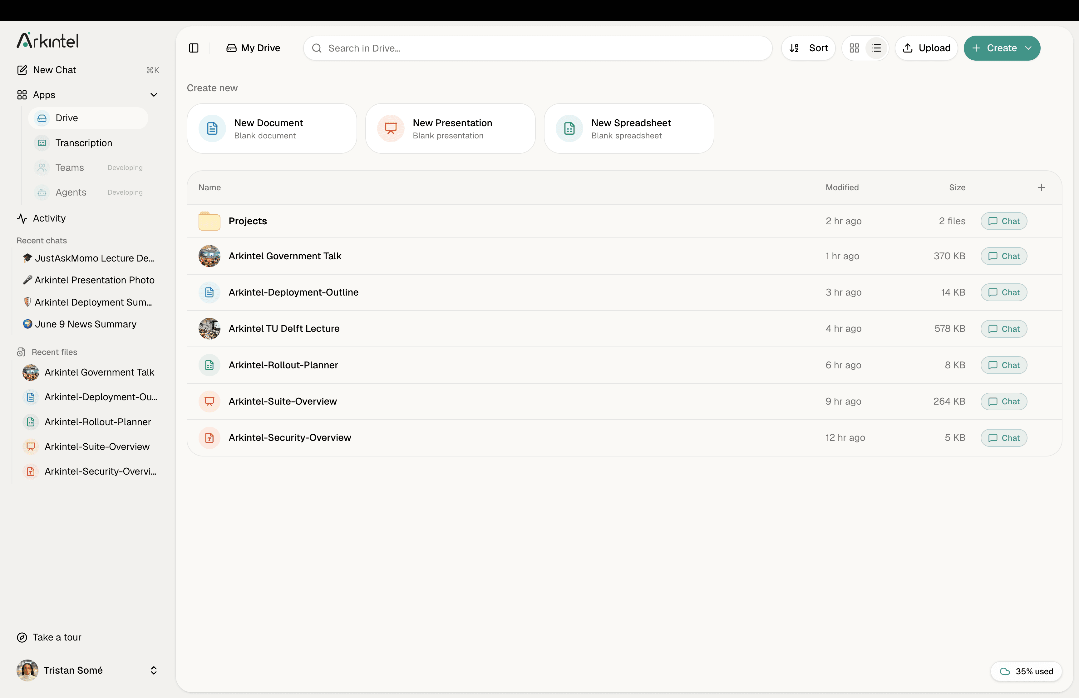 Drive product screenshot